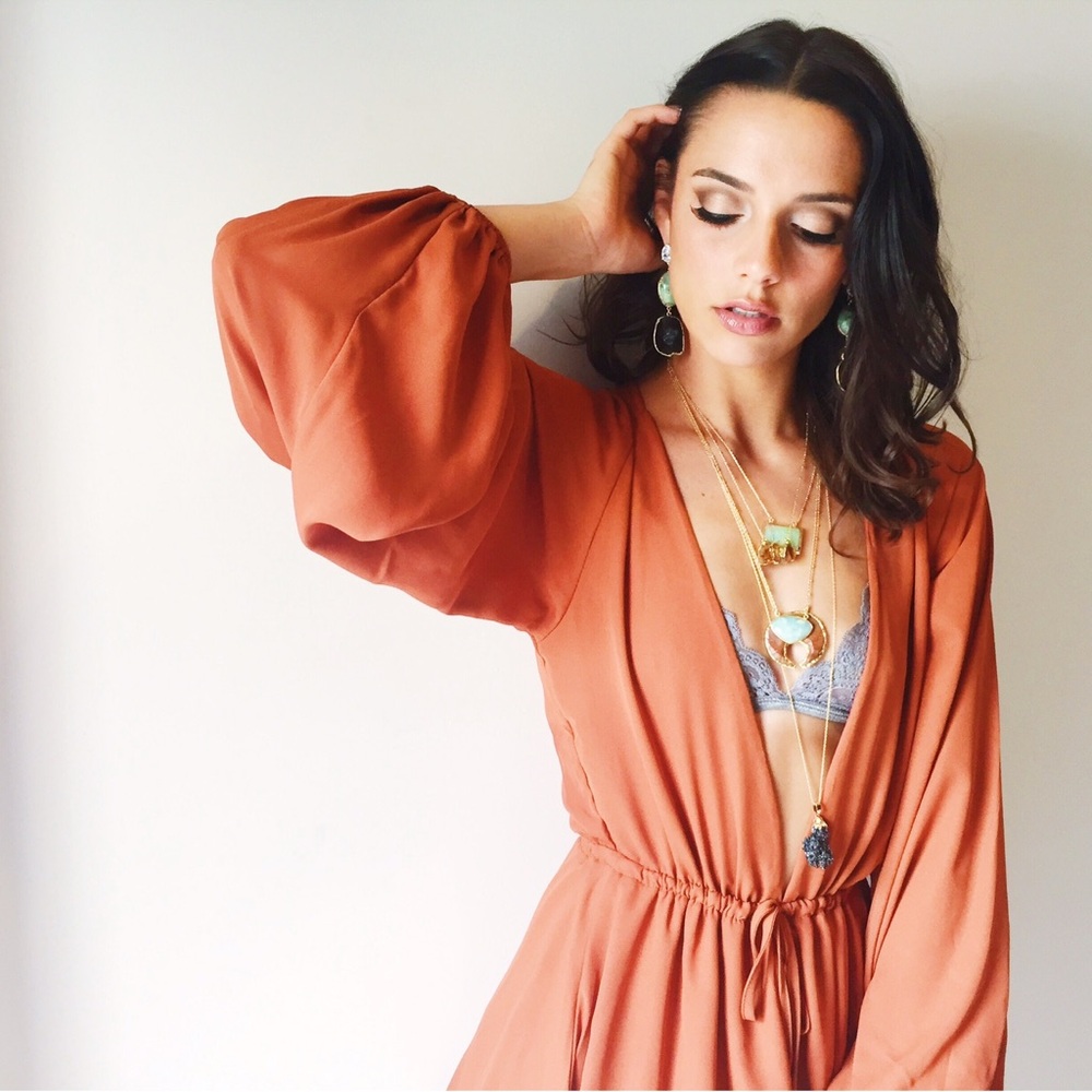 Lioness deep V romper